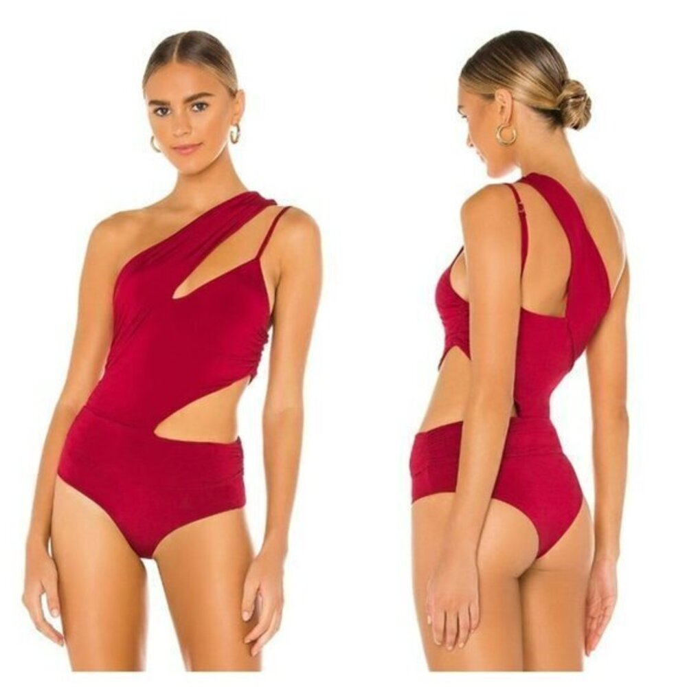H:ours Maxim Bodysuit - Dark Red